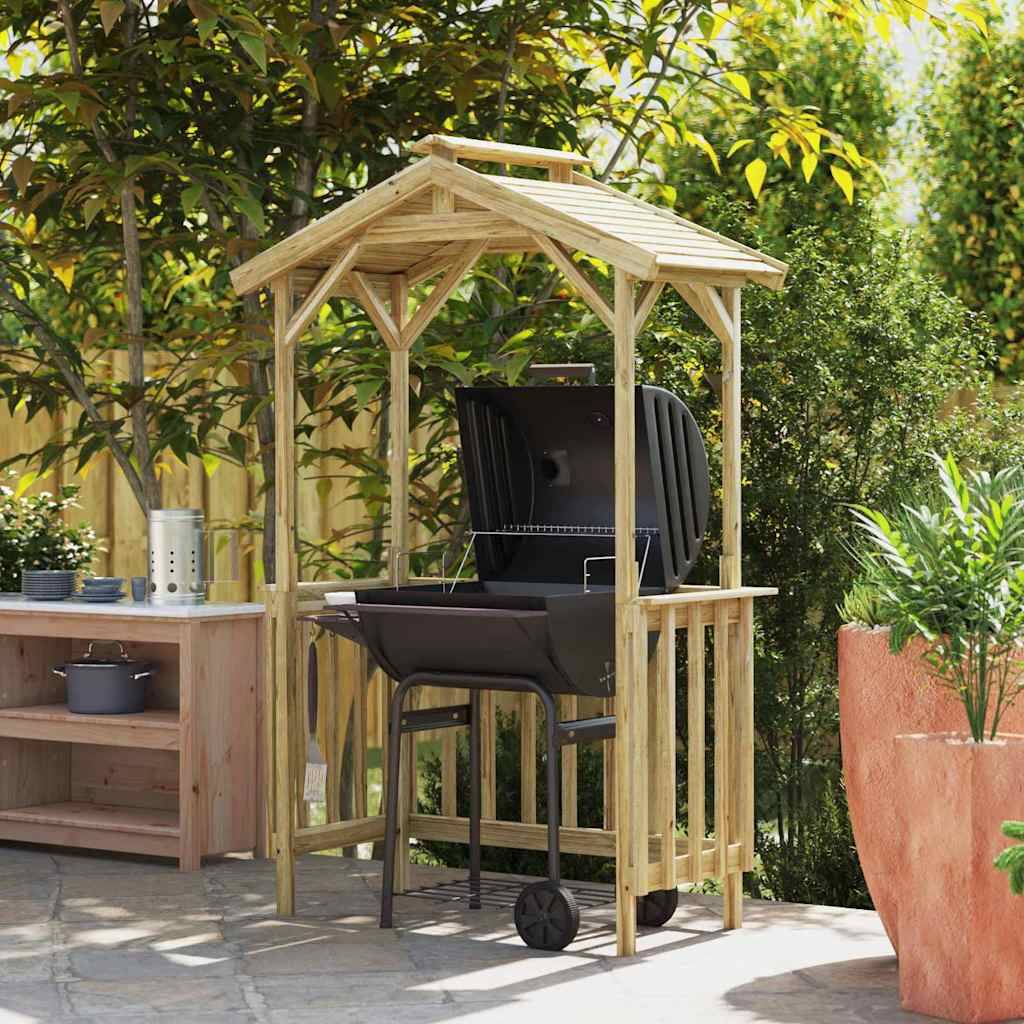 Vidaxl - Abri pour barbecue 133,5 x 63 x 200 cm Pinède imprégnée vidaXL 42013037 - Image 5