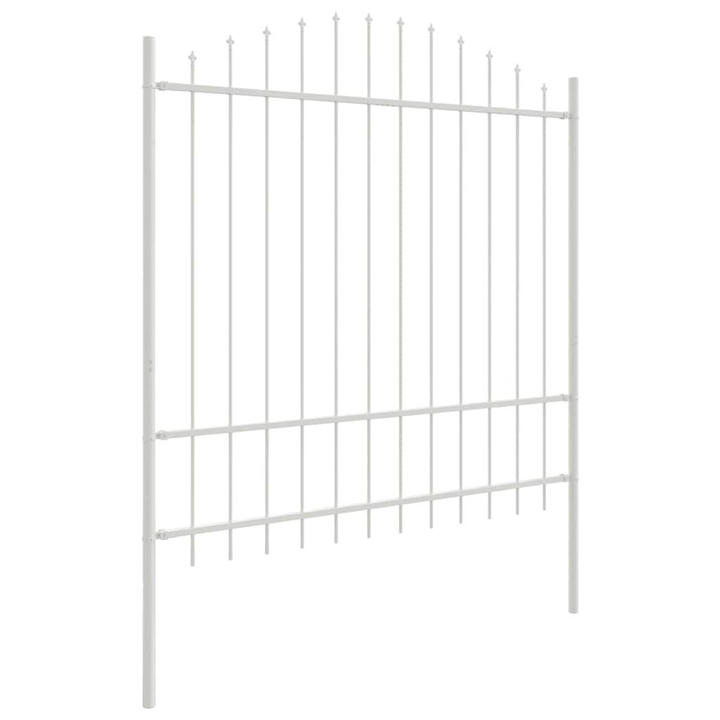 Maison Chic - Clôture de jardin - Panneau de clôture - Palissade Blanc 170 x 175 cm g472 - Image 3