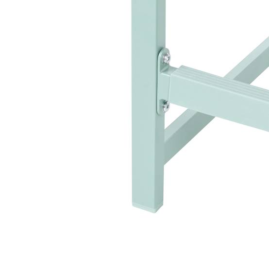 Beliani - Tabouret de bar Acier Vert clair AVETRANA - 44x40x61- Beliani - Image 6