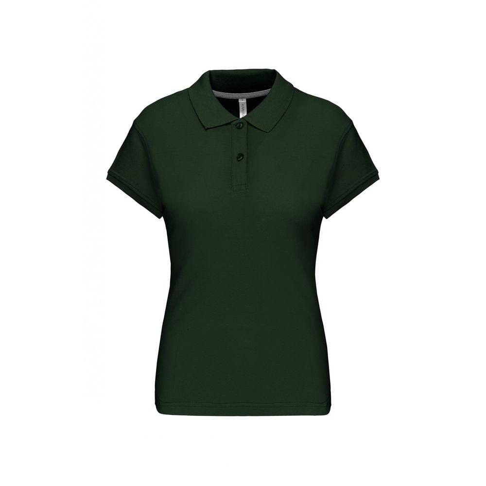 Polo de travail femme Kariban 100% coton Vert / Forêt XXL - Image 1