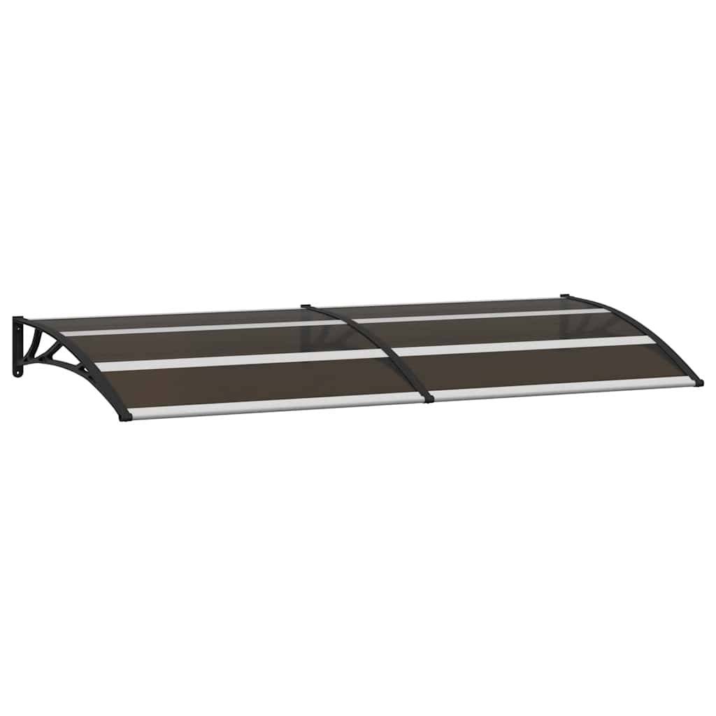 Vidaxl - Auvent de porte Noir 200x75 cm PC vidaXL 144825 - Image 2