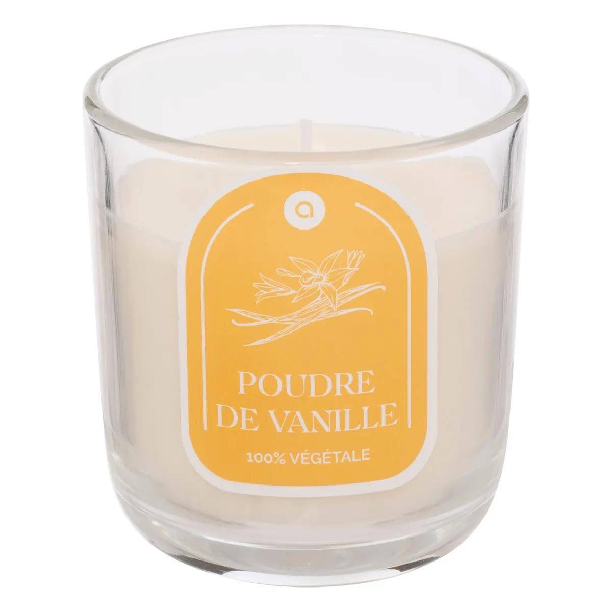 Bougie Parfumée en Verre "Floa" 210g Vanille - Image 1