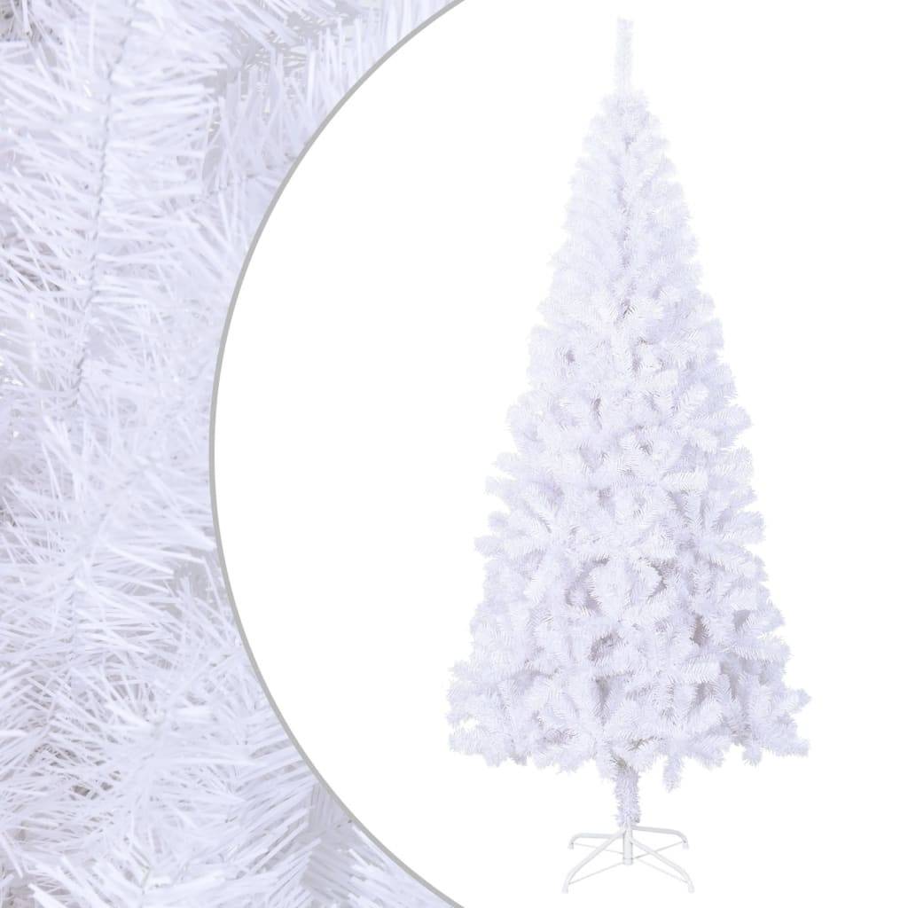 ComfortXL - Sapin de Noël artificiel enneigé en PVC Décoration d'intérieur fête Blanc 210 cm – ComfortXL Outdoor Living - Image 1