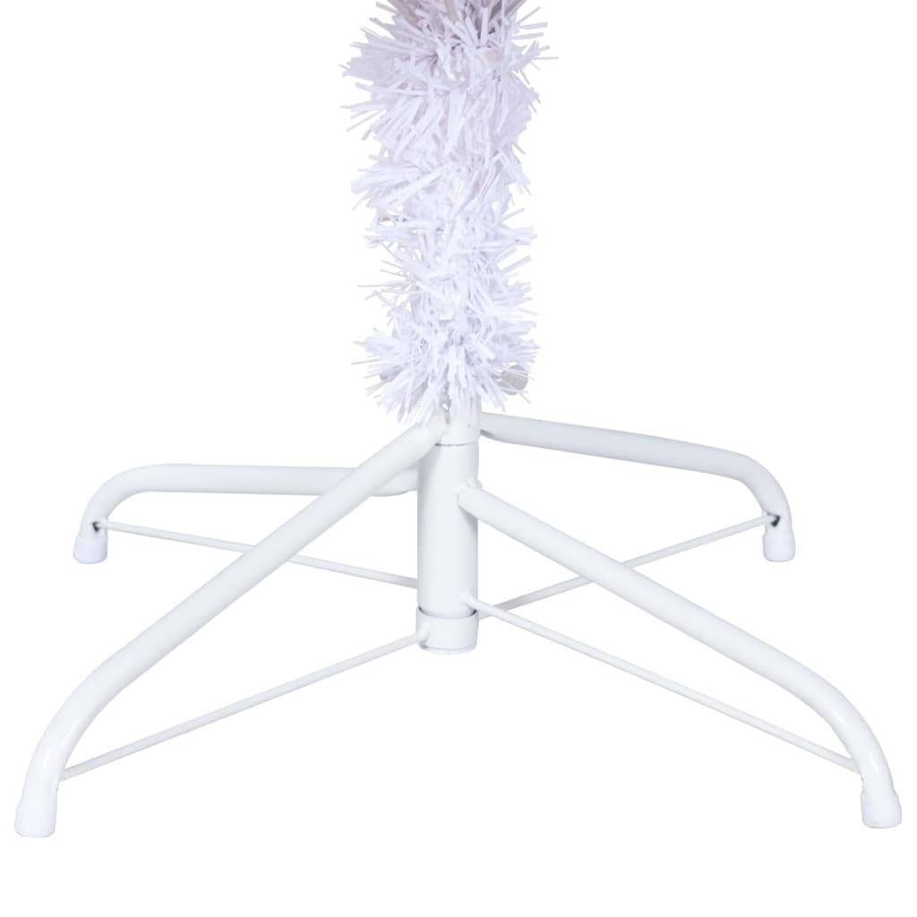 ComfortXL - Sapin de Noël artificiel enneigé en PVC Décoration d'intérieur fête Blanc 210 cm – ComfortXL Outdoor Living - Image 5