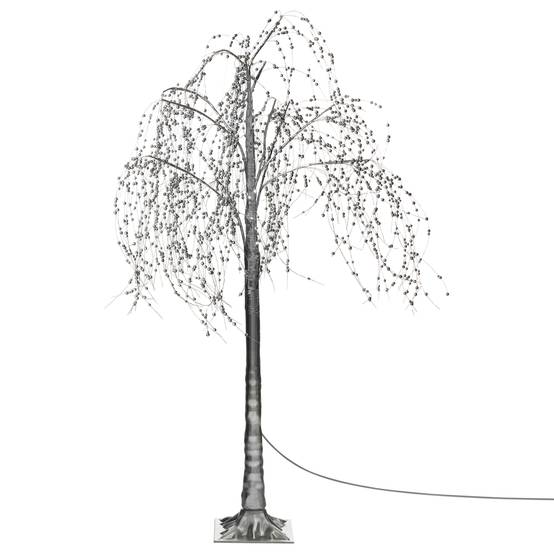 Décoration LED PVC Argenté NILLAKA - Beliani - Image 4