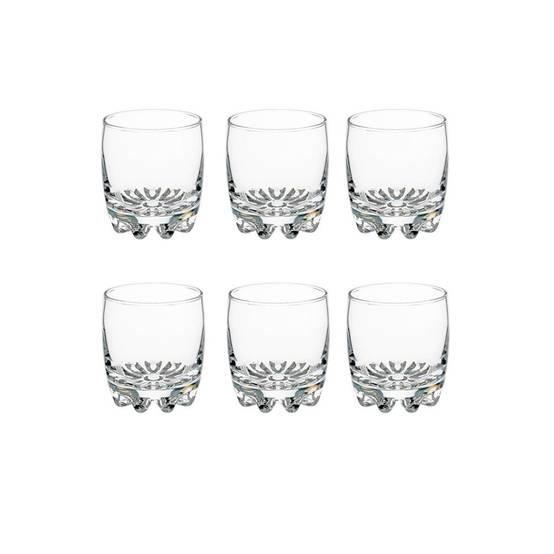 Lot de 6 Gobelets à Eau "Sylvana" 31cl Transparent