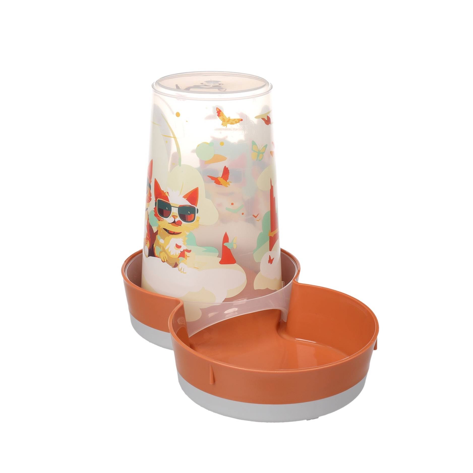 Distributeur d'eau ou de nourriture Chat au soleil - Image 1