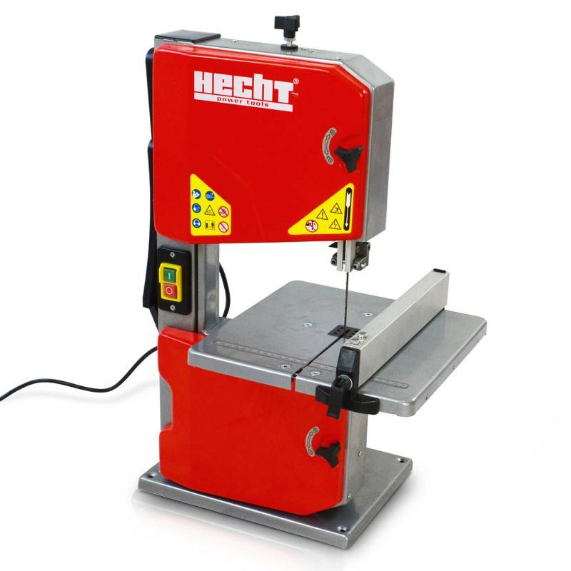 Hecht 8925 Scie à ruban électrique 250W 50Hz 0-45° ruban 1400m 1487 tr/min 16,9kg - Image 1