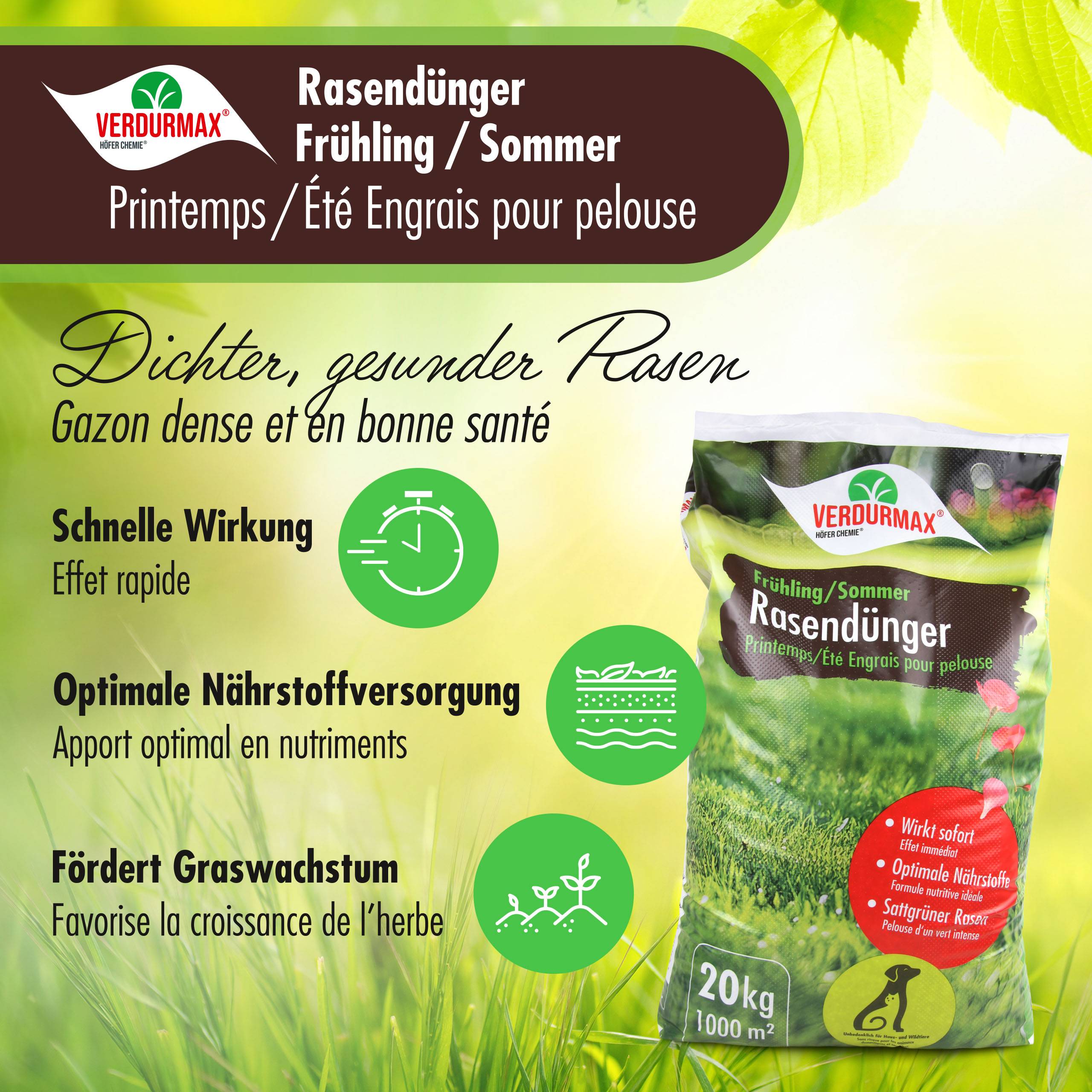 Engrais pour gazon VERDURMAX® Printemps / Été x 40 - Image 3