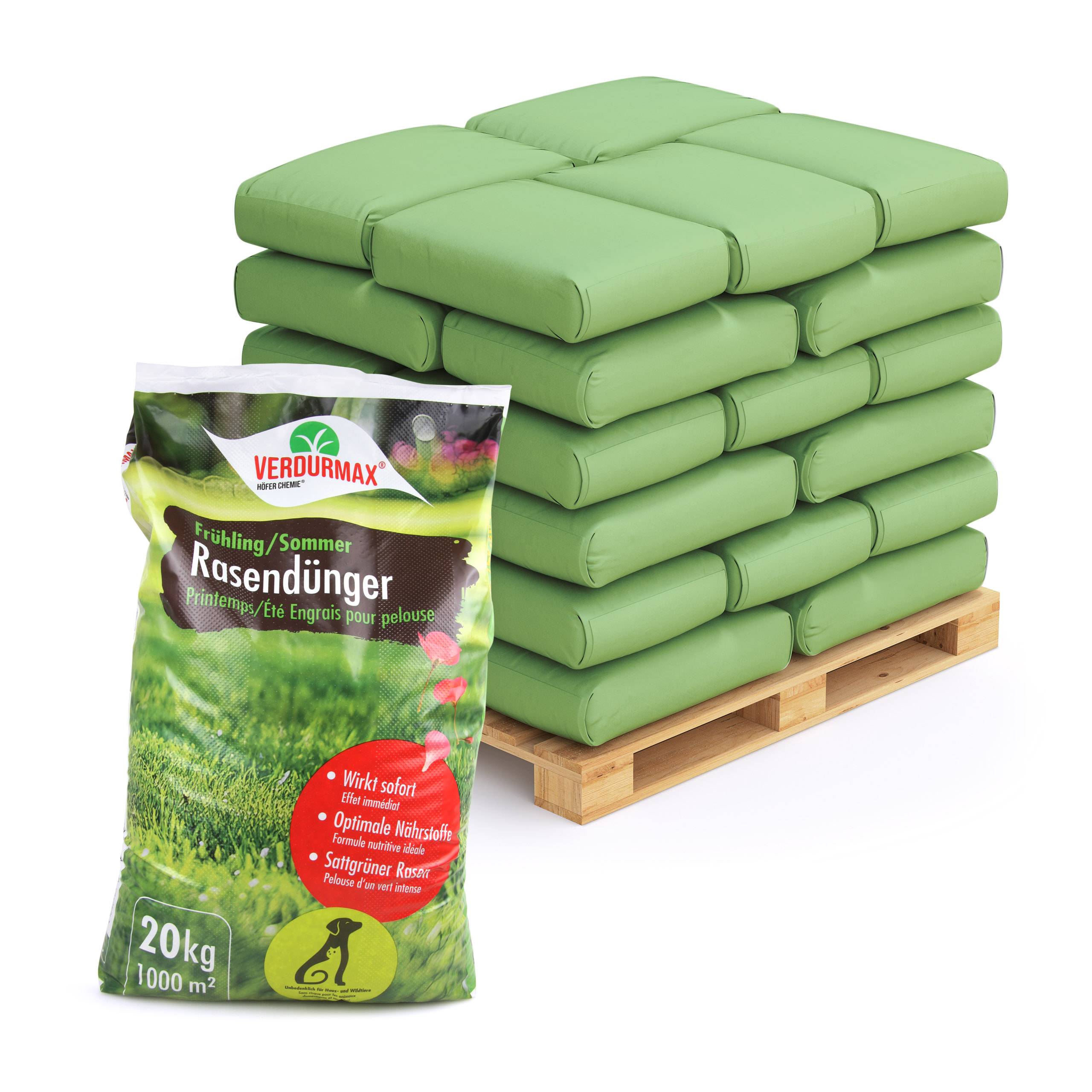 Engrais pour gazon VERDURMAX® Printemps / Été x 40 - Image 1