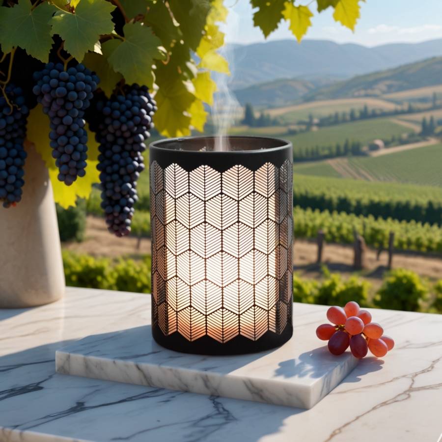 Zen'Arôme Diffuseur Huile Essentielle avec Télécommande Verone - Éclairage Led Personnalisable - Verre + Coque en Métal - Image 5