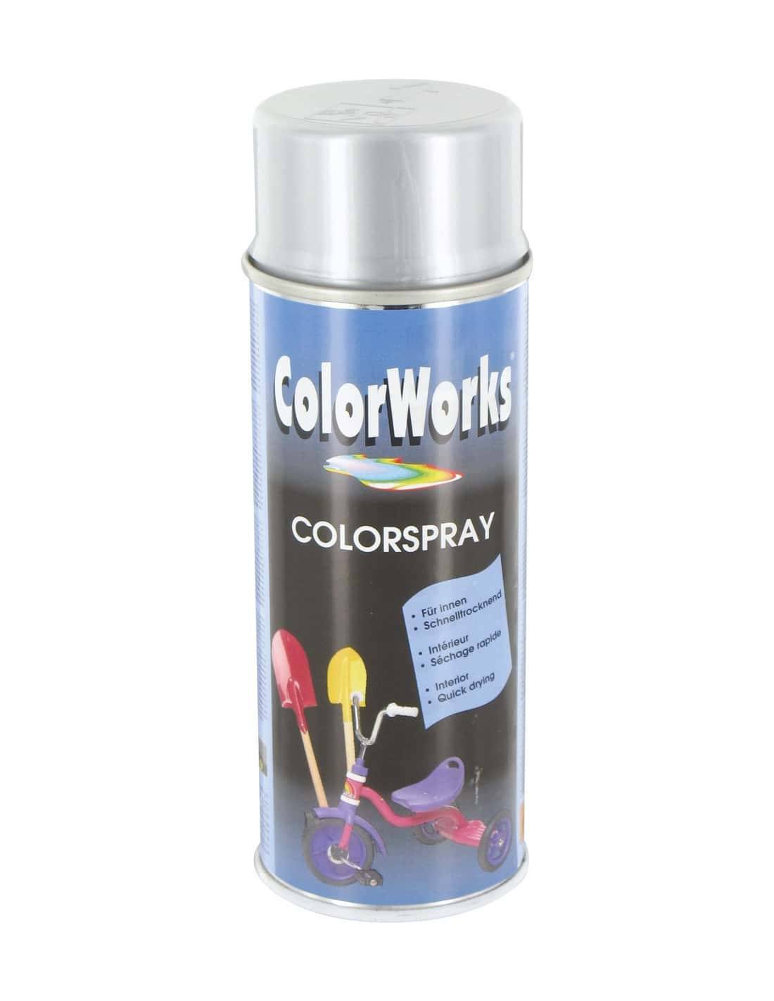 Peinture Aérosol Aluminium Finition Brillante Métallisée - Colorworks