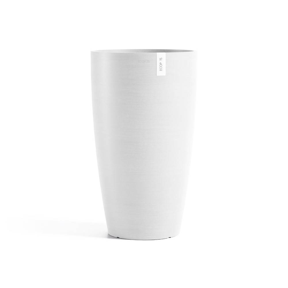 Ecopots - Pot Stockholm High 60 Pure White ECOPOTS - Image 1