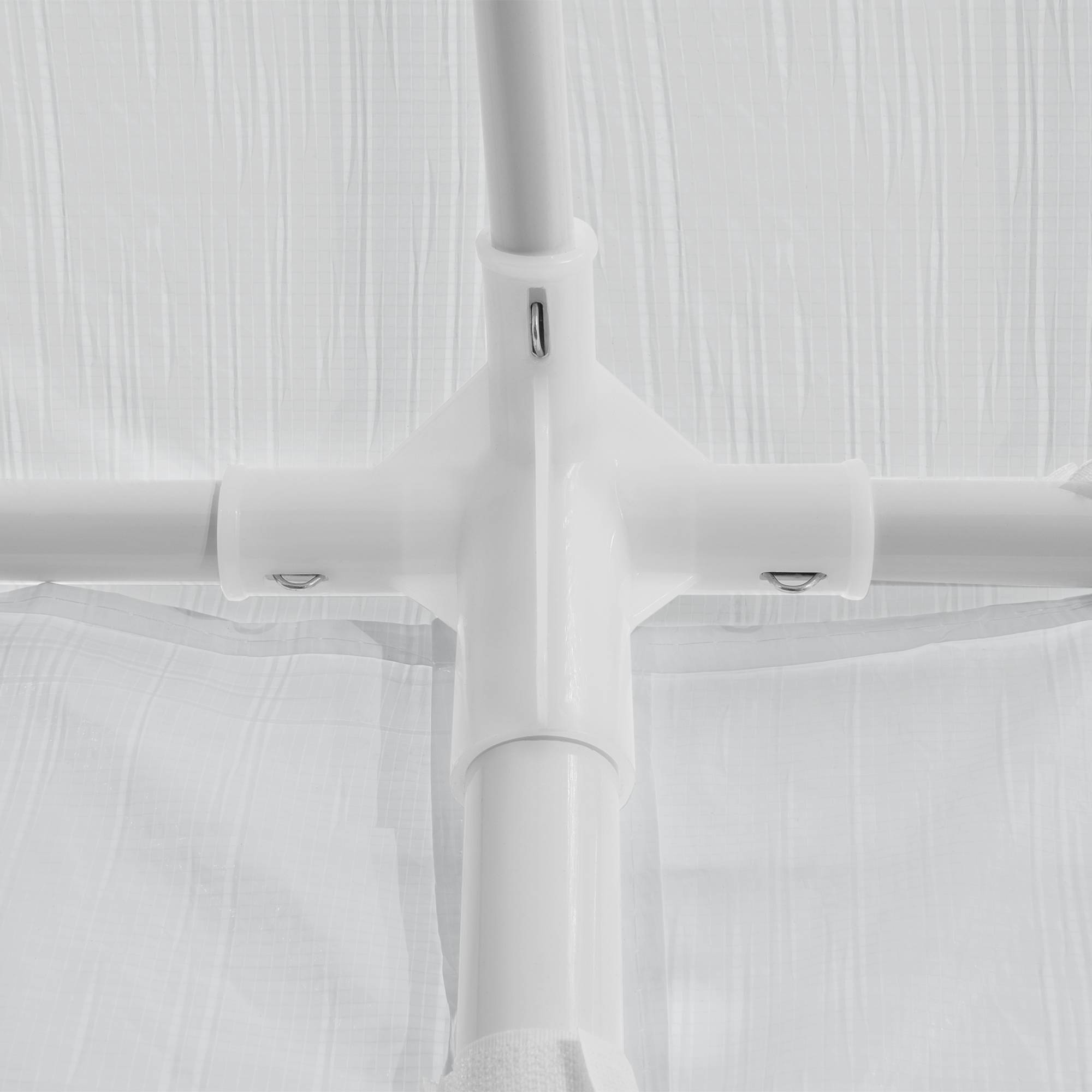 Casa.Pro - Pavillon de Jardin Wedau Blanc 300 x 300 x 255 cm [casa.pro] - Image 3