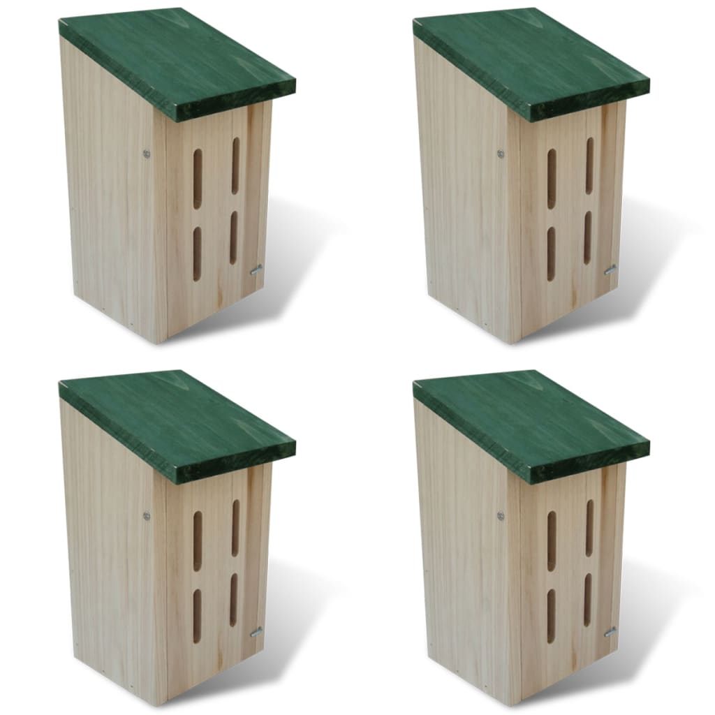 Vidaxl - Set De 4 Maisons Pour Paillons 14 X 15 X 22 Cm - vidaXL - Image 2