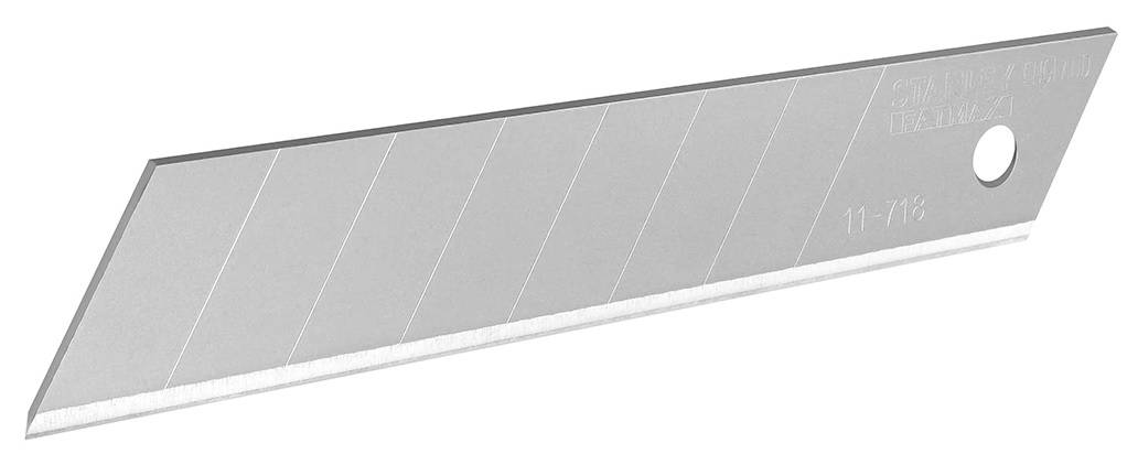 Lame sécable de cutter FATMAX 18mm 10 pièces - Stanley Fatmax - 2-11-718 - Image 1