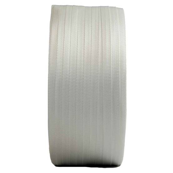 Feuillard de cerclage tressé FT 13 mm x 1100 m - Qualité PRO - Haute Résistance 350kg - Feuillard textile PET TECPLAST - Image 3