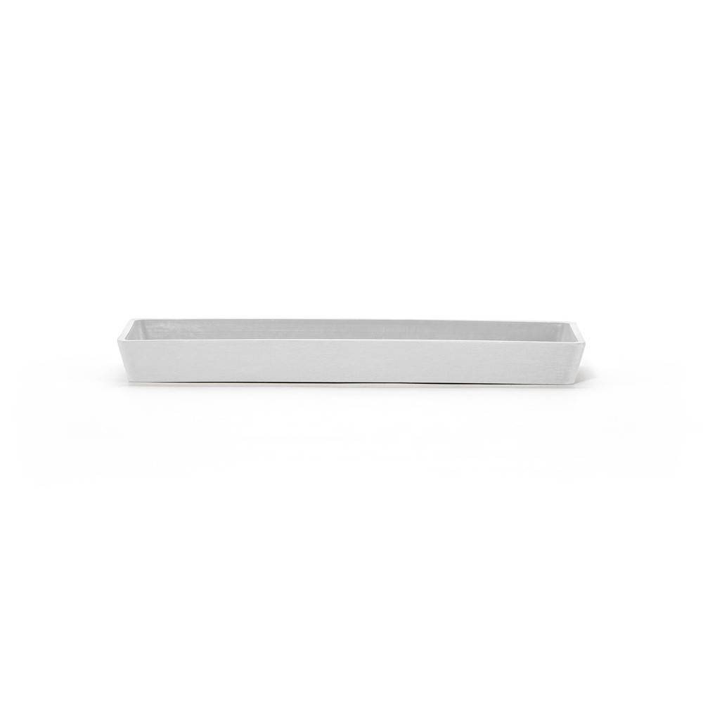 Ecopots - Soucoupe Rectangular 25 Blanc Pur - 25 x 9 x H. 2,3 cm ECOPOTS - Image 2