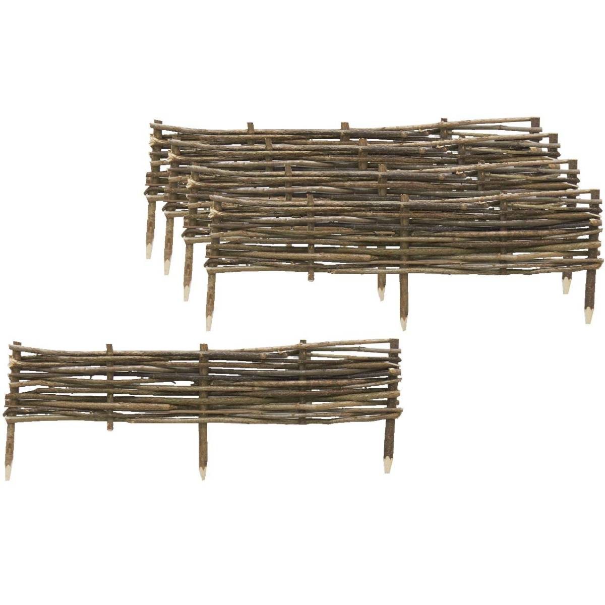 Aubry Gaspard - Bordure en noisetier 100cm (Lot de 5) - Image 1