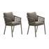 Hesperide - Lot de 2 fauteuils de jardin Oriengo café - Hespéride