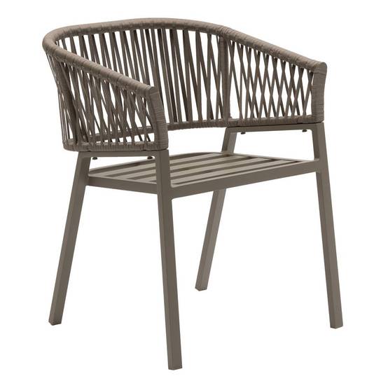 Hesperide - Lot de 2 fauteuils de jardin Oriengo café Hespéride - Image 2