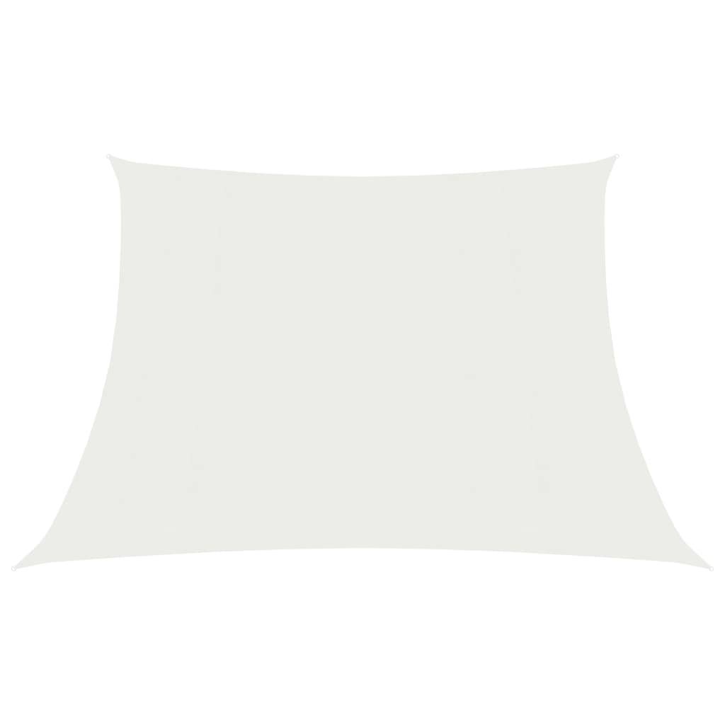 Helloshop26 - Voile toile d'ombrage parasol 160 g/m² PEHD 4/5 x 4 m blanc - Image 1