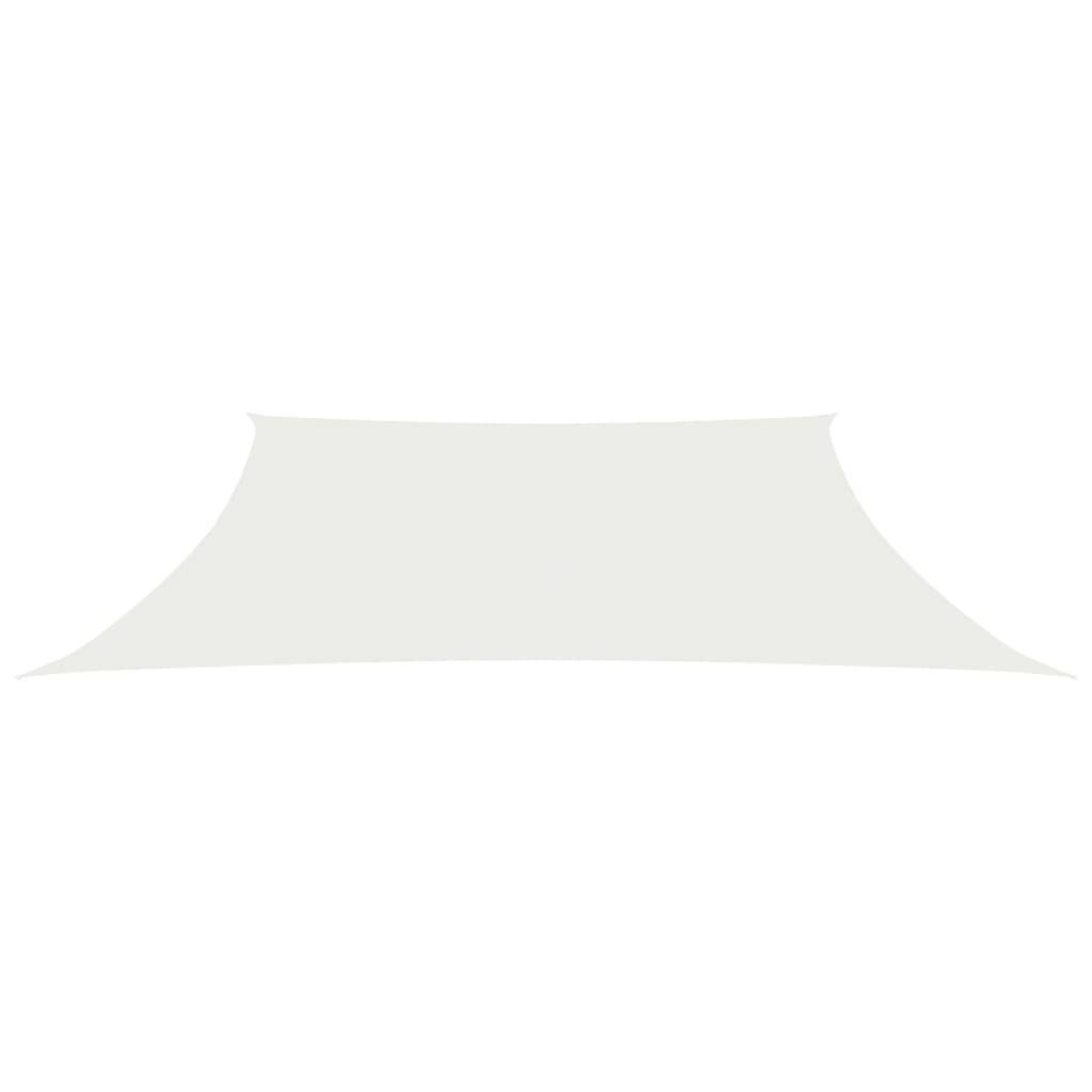 Helloshop26 - Voile toile d'ombrage parasol 160 g/m² PEHD 4/5 x 4 m blanc - Image 2