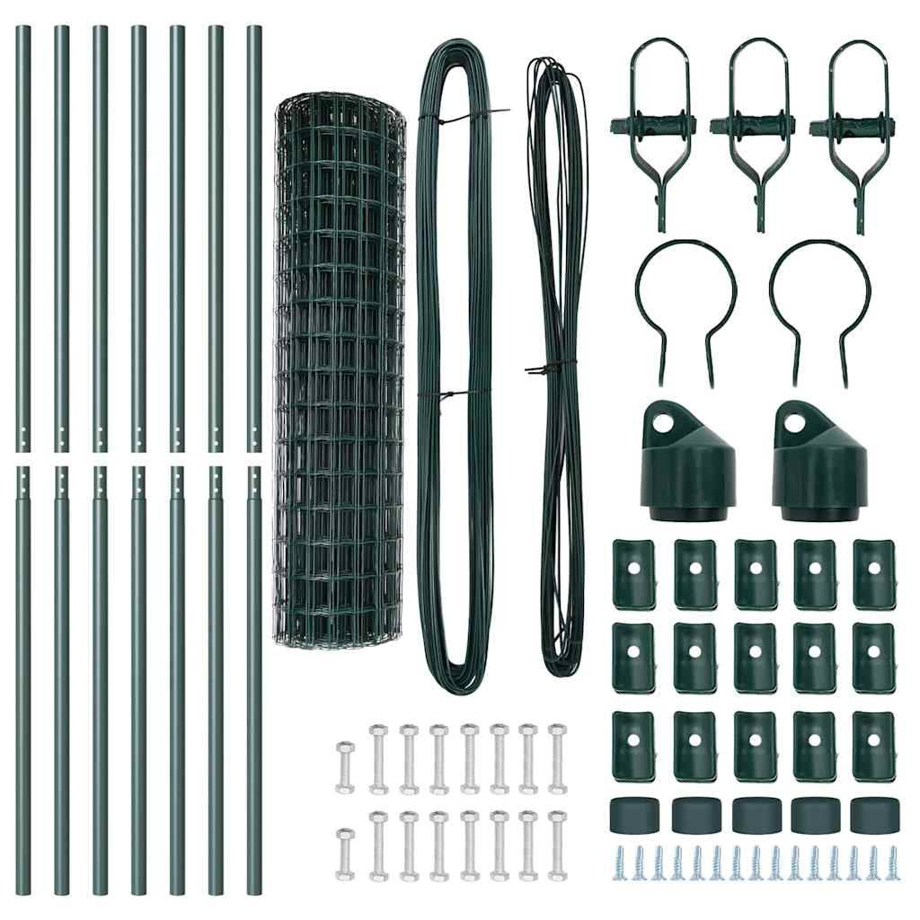 PANGIVO - Clôture acier PVC verte 1,4 x 10 m, Poids :19.94kg - PANGIVO - Image 6