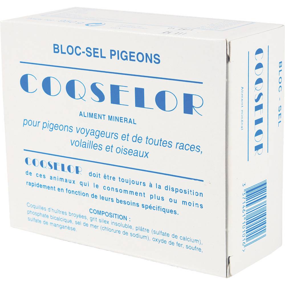 Zolux - Bloc sels minéraux 1 kg coqselor pour volaille et oiseaux - Image 2