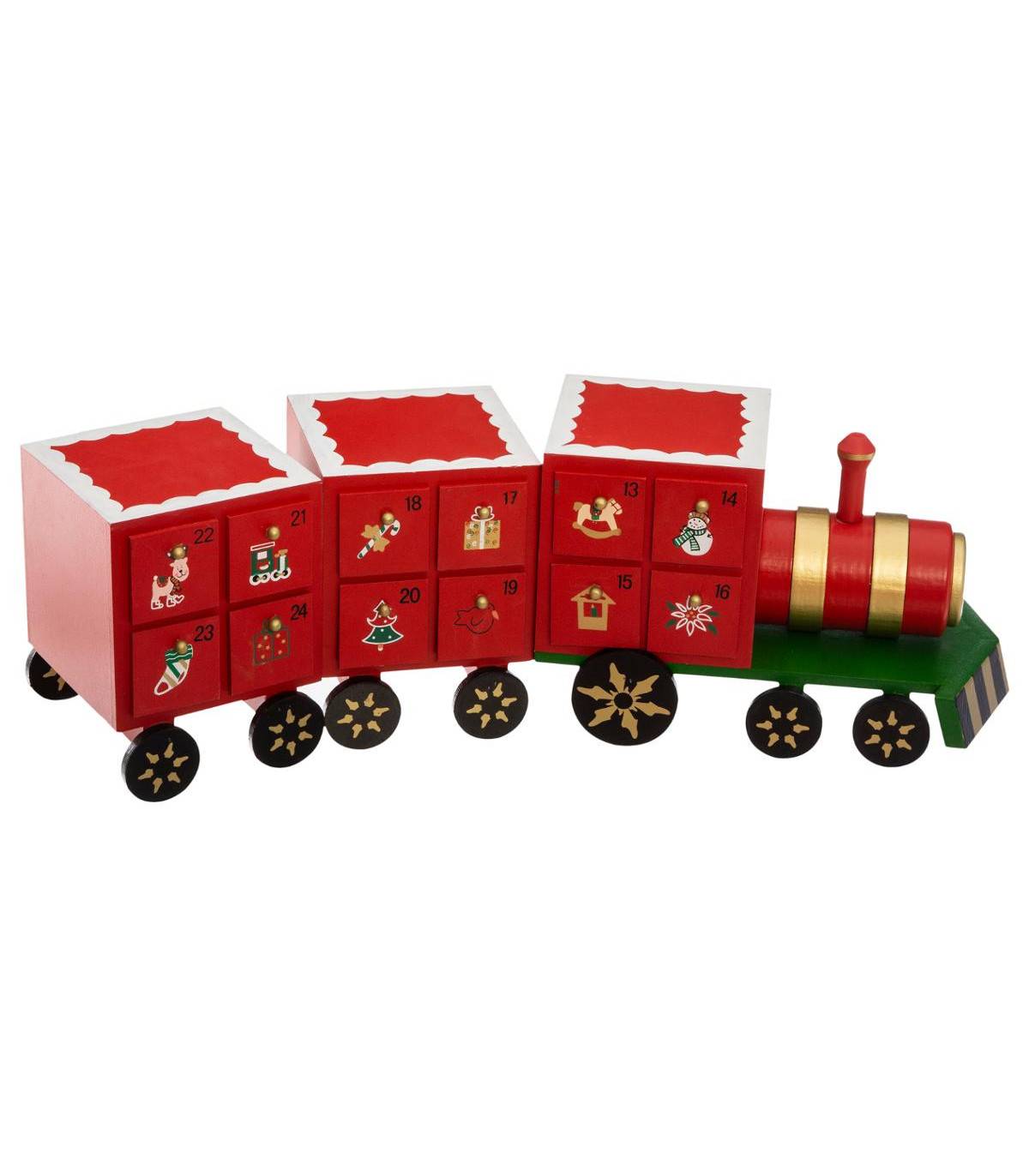 Fééric Lights & Christmas - Calendrier de l'avent Petit Train en Bois - Image 2
