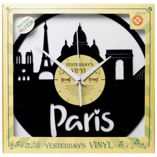 Horloge vinyle 33T recyclé PARIS MAGNETICLAND - Image 3