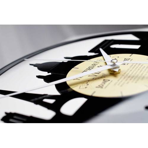 Horloge vinyle 33T recyclé PARIS MAGNETICLAND - Image 2