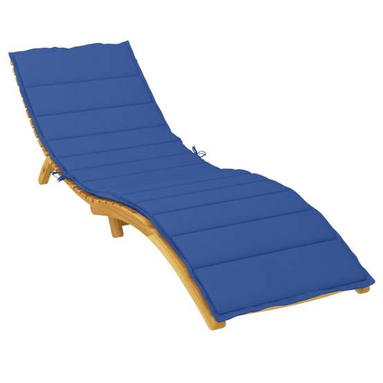 Coussin Bain de soleil | Coussin de chaise longue bleu royal 200x50x3 cm tissu oxford Maison Chic - Image 3