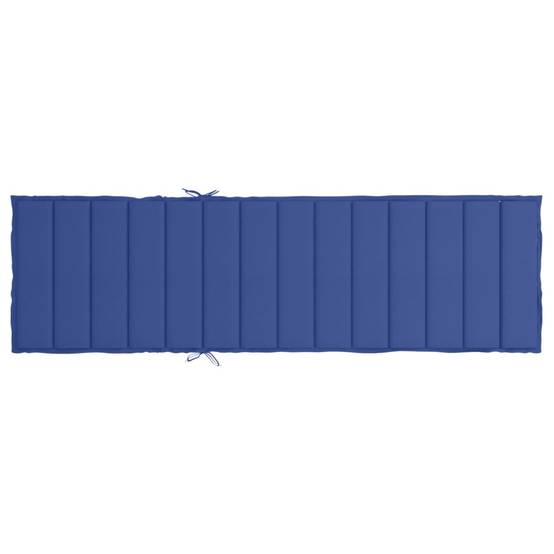 Coussin Bain de soleil | Coussin de chaise longue bleu royal 200x50x3 cm tissu oxford Maison Chic - Image 5