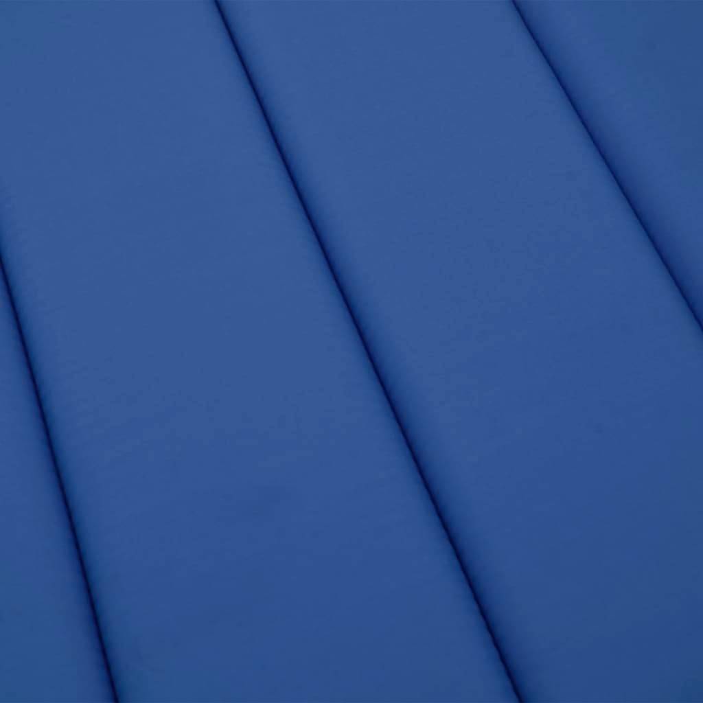 Coussin Bain de soleil | Coussin de chaise longue bleu royal 200x50x3 cm tissu oxford Maison Chic - Image 7