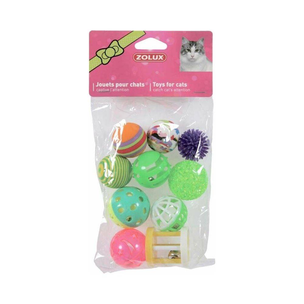 Zolux - 10 jouets multiformes pour chats - Image 2