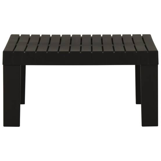 PANGIVO - Table de salon de jardin plastique gris 65 x 65 x 33 cm - PANGIVO - Image 2