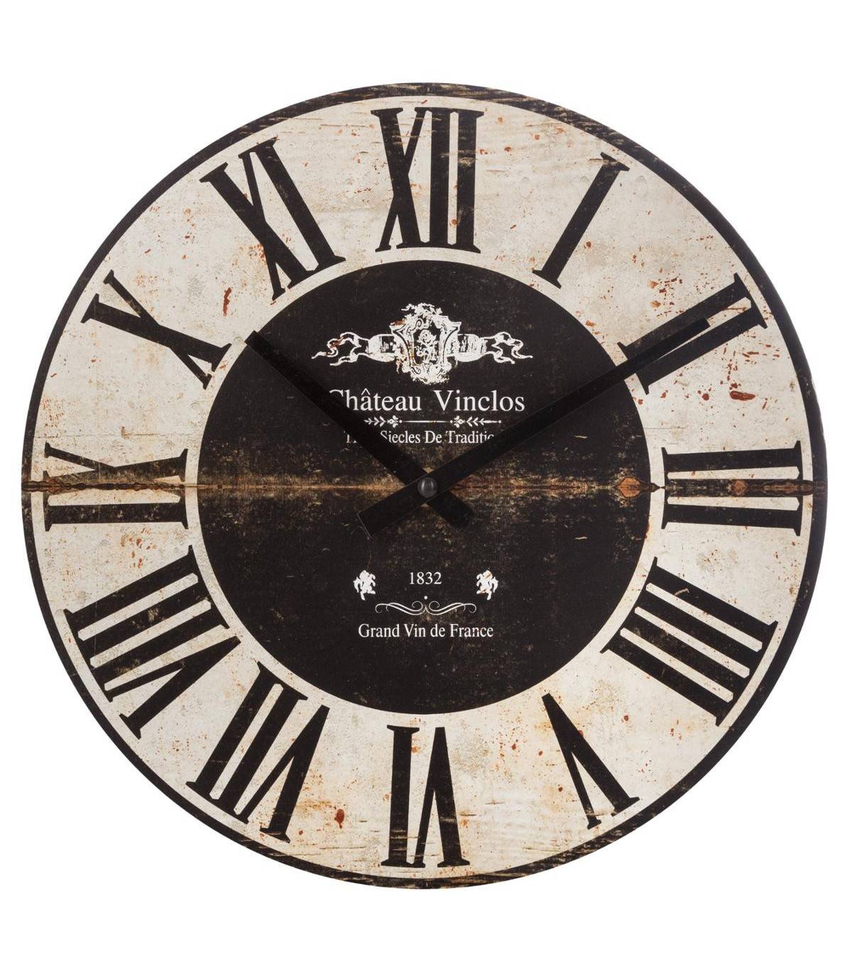 Pendule murale en Bois D 28 cm - Image 1