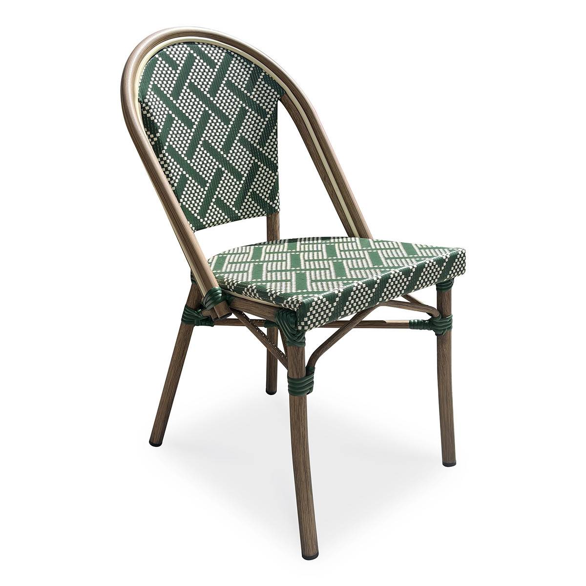 Paris Prix - Chaise de Jardin Empilable "Bistro" 87cm Vert
