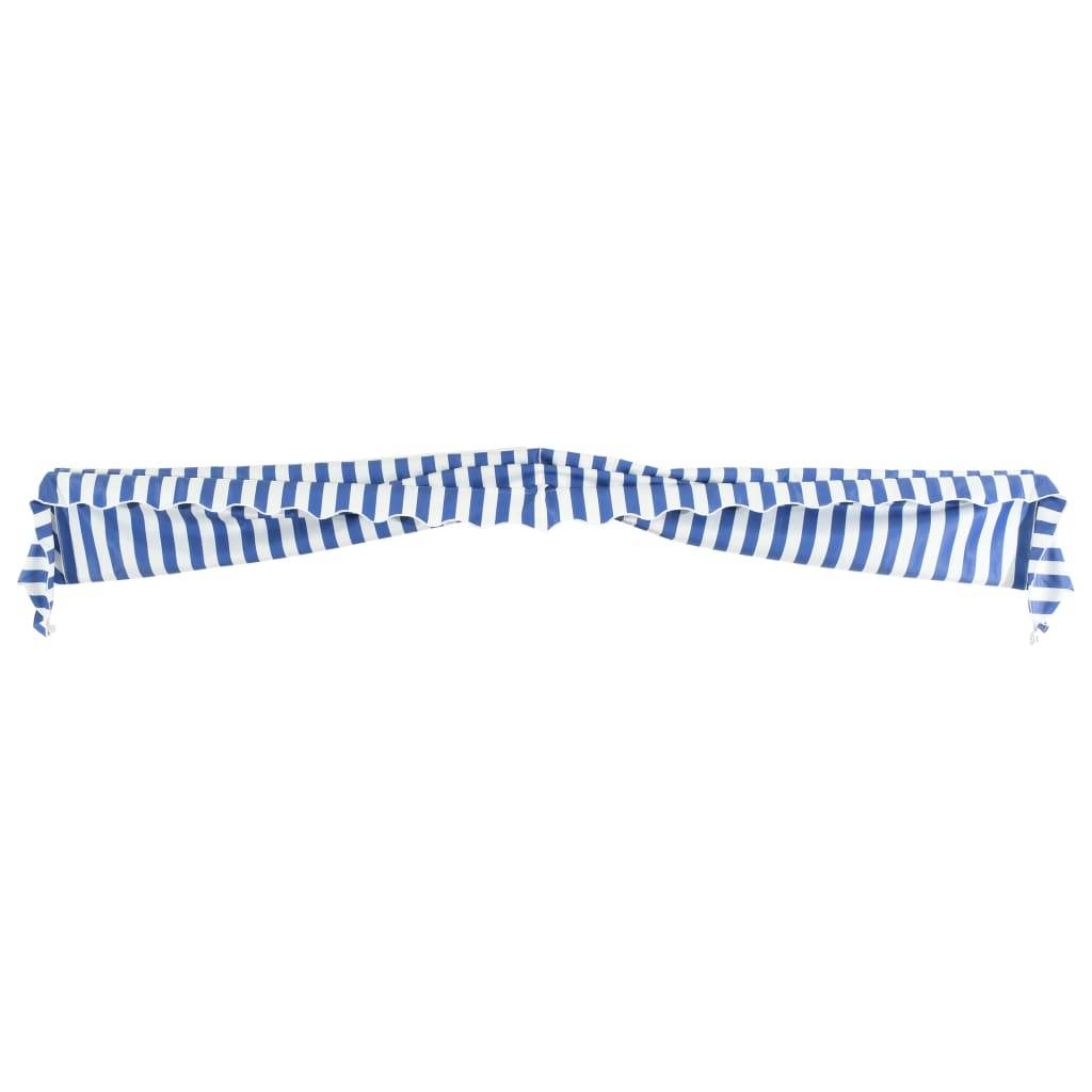 Vidaxl - Auvent de bistro 400x120 cm Bleu et blanc vidaXL 143725 - Image 6