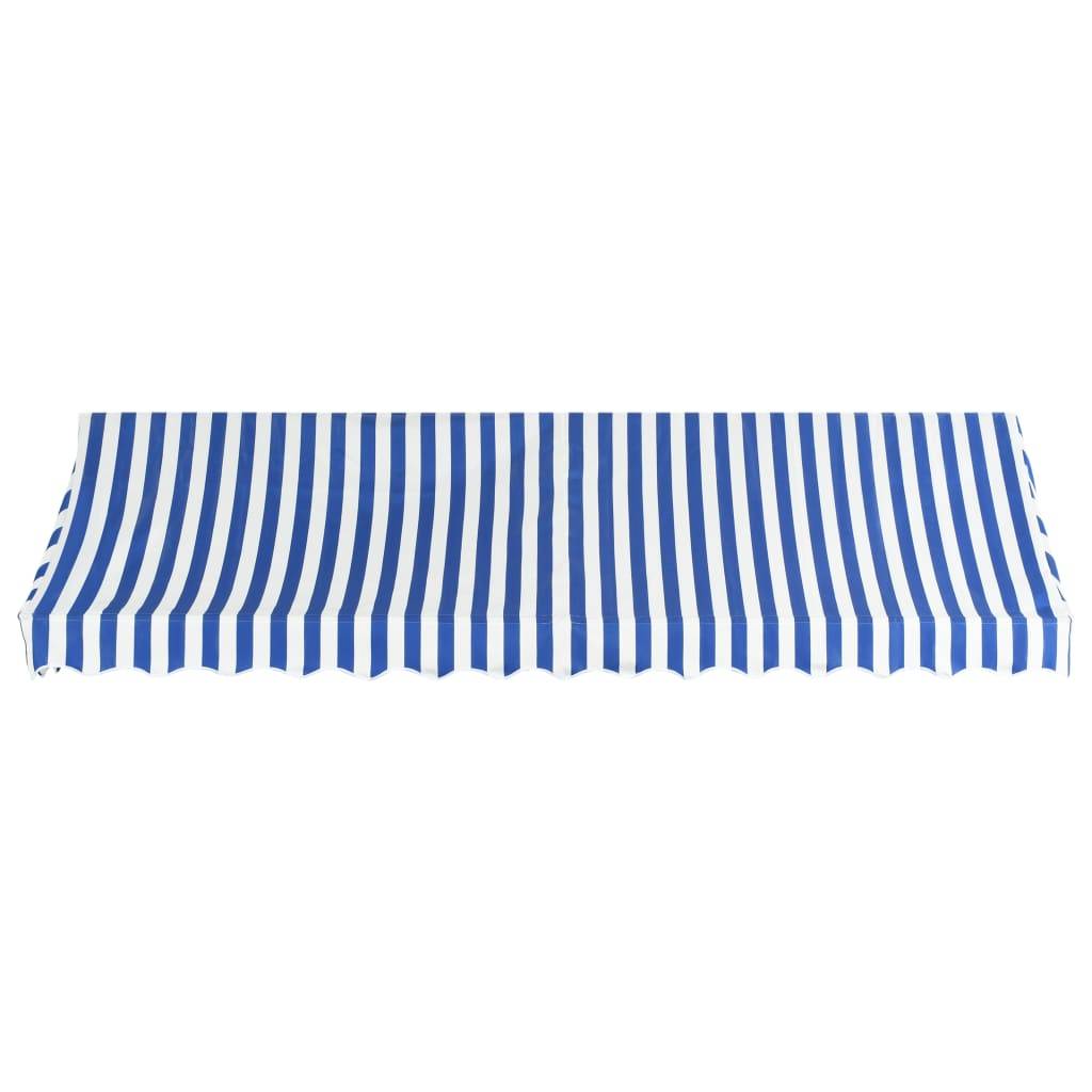 Vidaxl - Auvent de bistro 400x120 cm Bleu et blanc vidaXL 143725 - Image 7