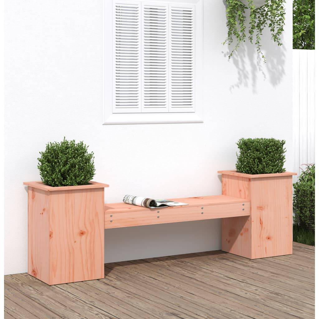 Vidaxl - Banc avec jardinières 184,5x39,5x56,5cm bois massif de douglas vidaXL 825175 - Image 1