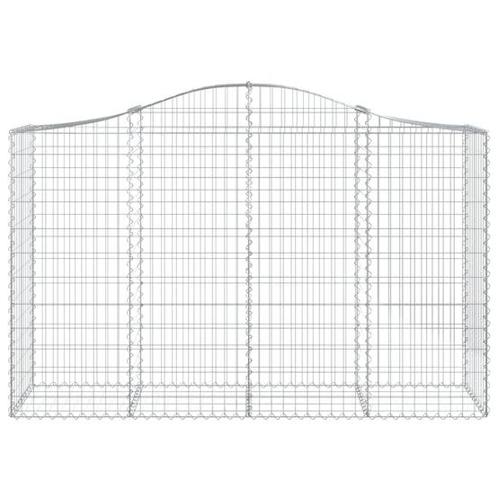 Vidaxl - Paniers à gabions arqués 8 pcs 200x50x120/140 cm Fer galvanisé vidaXL 3145667 - Image 5