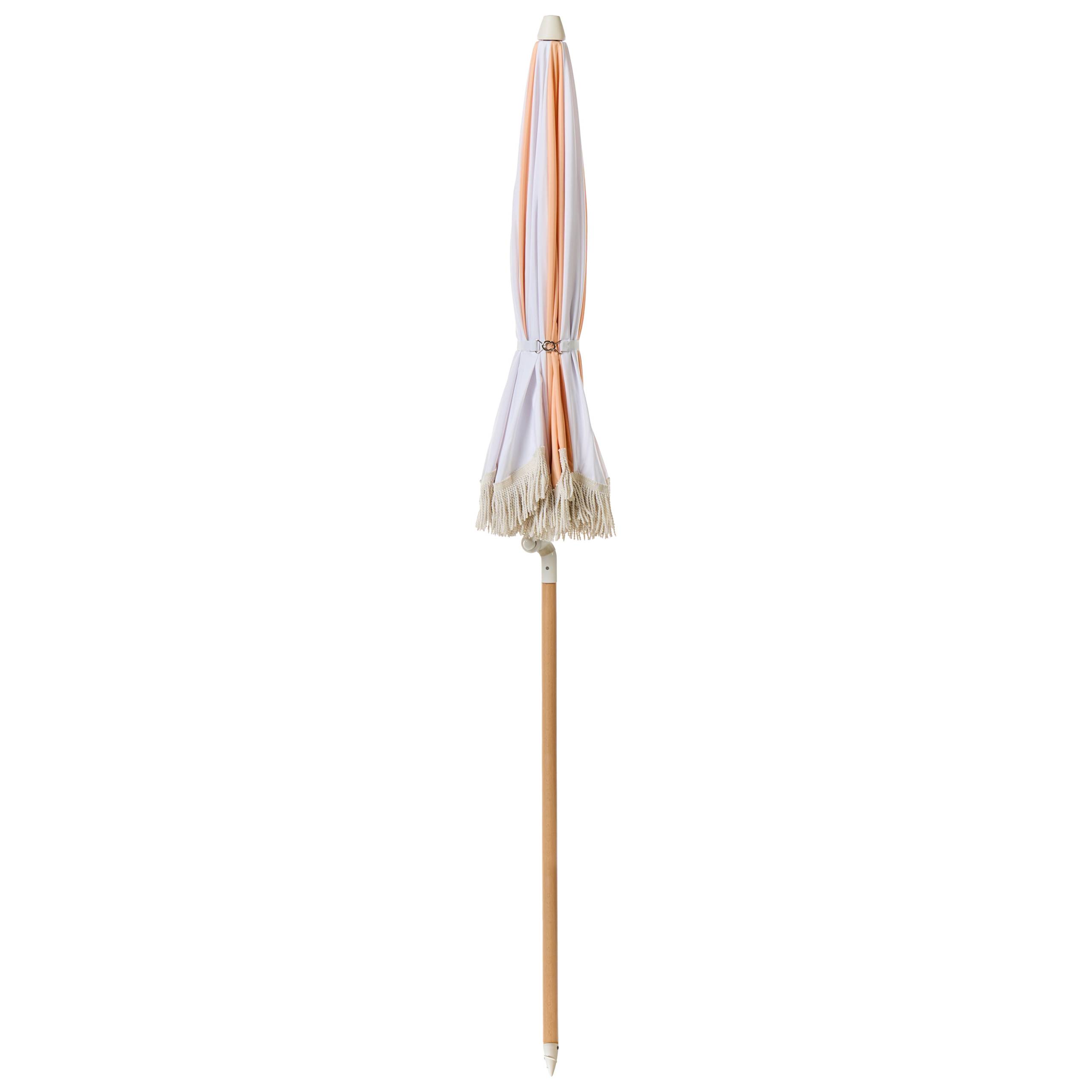 Beliani - Parasol Tissu Orange MONDELLO - Beliani - Image 7