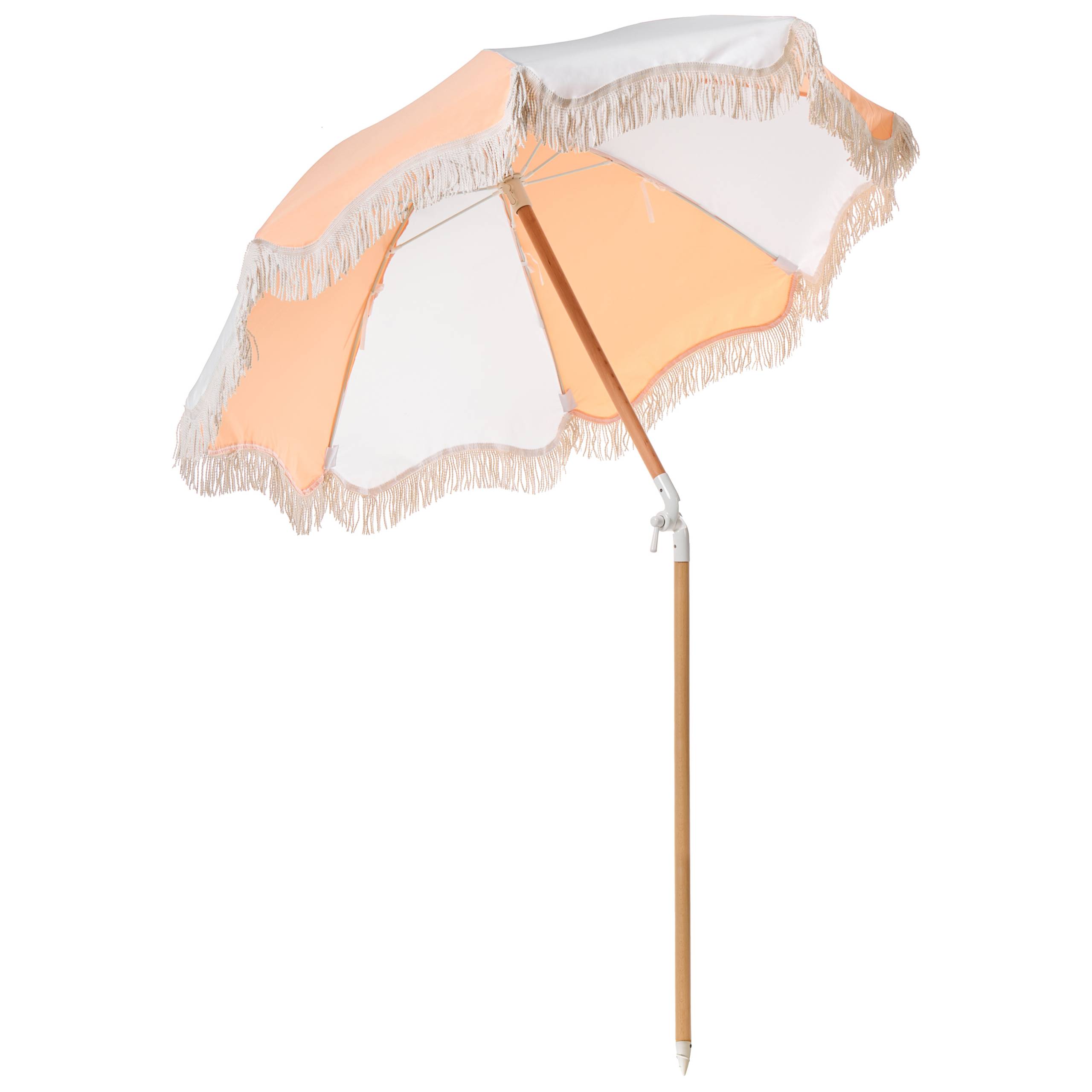 Beliani - Parasol Tissu Orange MONDELLO - Beliani - Image 5