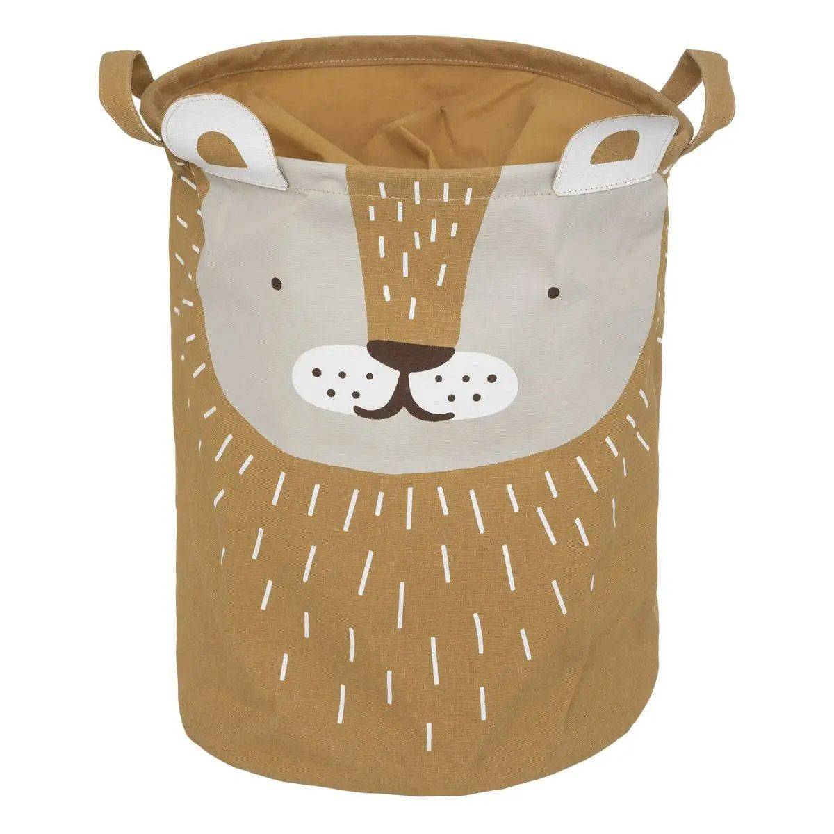 Panier de Rangement Enfant "Lion" 40cm Marron - Image 1