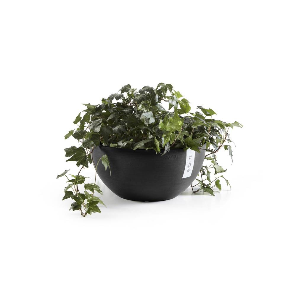 Ecopots - Pot Rond Brussels 35 Gris Foncé - Ø 35 x H. 16,5 cm - 11,5 L ECOPOTS - Image 3