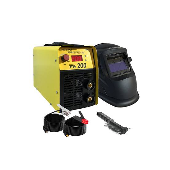 Poste à souder Inverter à l'arc 200A Numérique soudure Acier Fonte Inox+ Cagoule de soudure Automatique 2 capteurs - Image 9