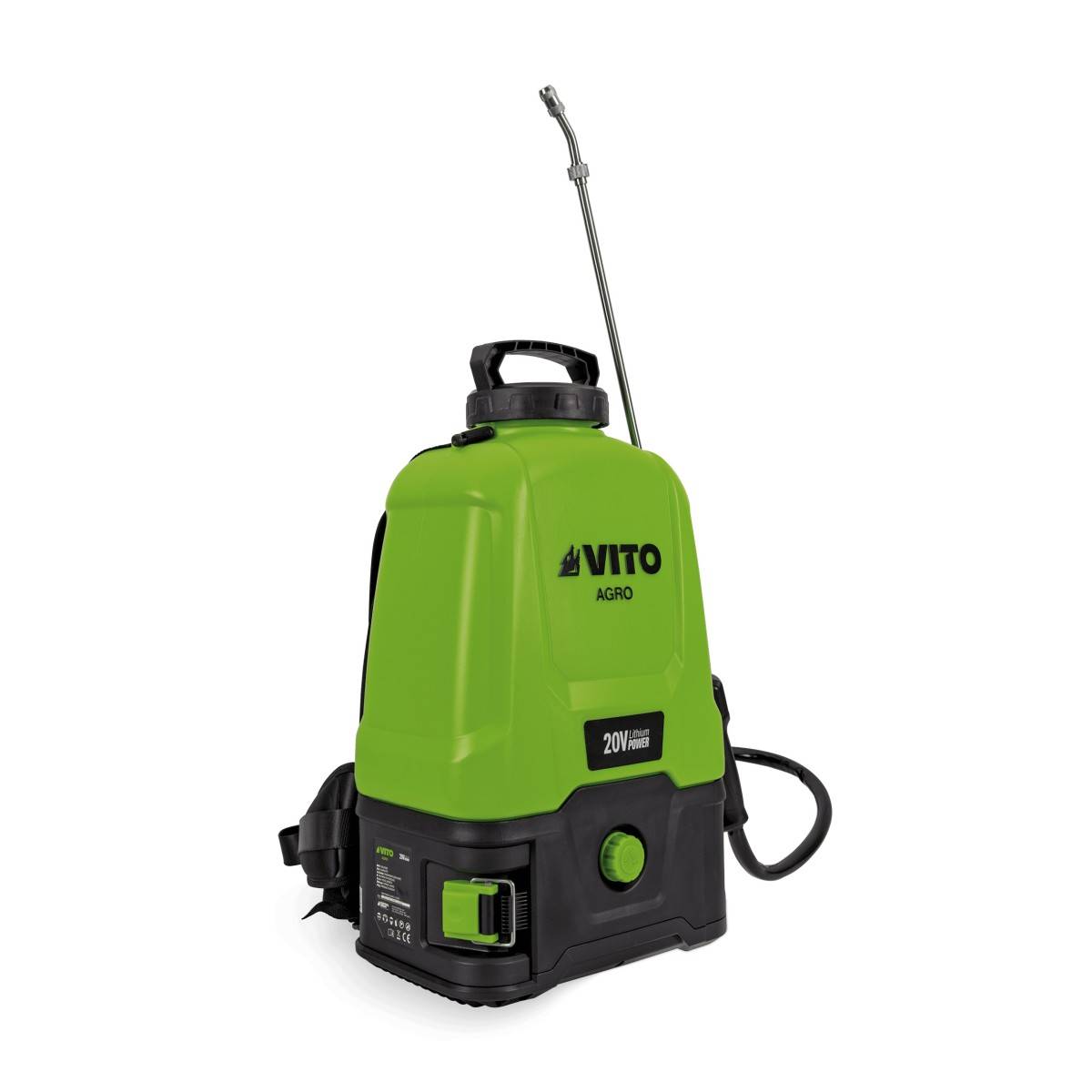 Pulvérisateur à Batterie 20V -16L 5bar Vendu Sans Batterie Ni Chargeur Végetaux jardin toitures VITO