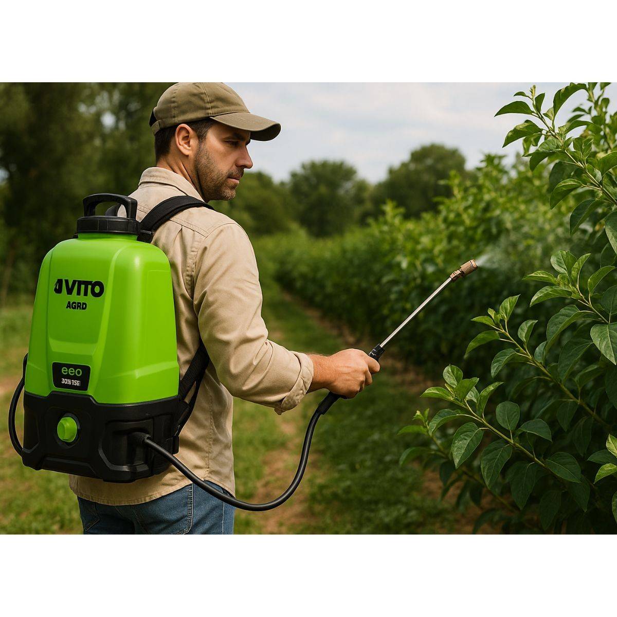 Pulvérisateur à Batterie 20V -16L 5bar Vendu Sans Batterie Ni Chargeur Végetaux jardin toitures VITO - Image 2
